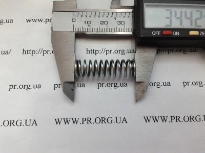 Пружина стиснення 1,2 х 10,4 х 34 (Артикул: S2296)