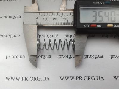 Пружина стиснення 1 х 11 х 35,5 (Артикул: S2317)
