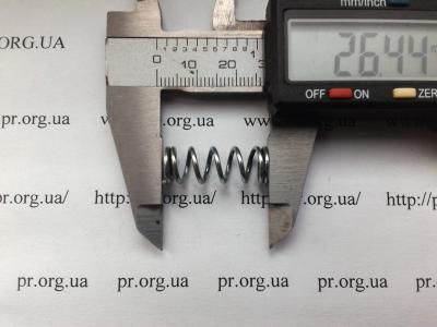 Пружина сжатия 1,2 х 9,4 х 26,5 (Артикул: S2361)