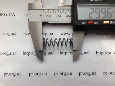 Пружина стиснення 1 х 8,8 х 30 (Артикул: S2366)