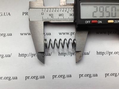 Пружина стиснення 1 х 9,6 х 29,5 (Артикул: S2367)