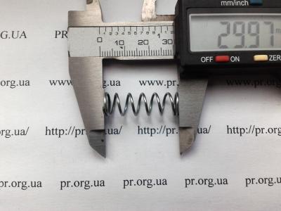 Пружина стиснення 1 х 9,6 х 30 (Артикул: S2368)