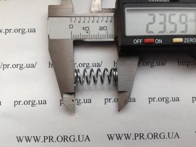 Пружина сжатия 1 х 9,4 х 23,5 (Артикул: S2375)