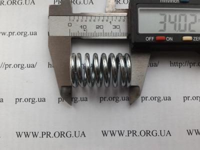 Пружина стиснення 2,5 х 19,5 х 34 (Артикул: S2383)