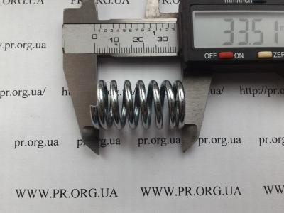 Пружина сжатия 2,5 х 19 х 33,5 (Артикул: S2384)