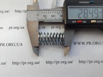 Пружина стиснення 1,5 х 12,5 х 28,5 (Артикул: S2393)