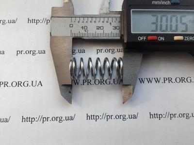 Пружина стиснення 1,5 х 13 х 30 (Артикул: S2396)