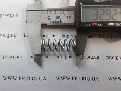 Пружина сжатия 1,5 х 12 х 33 (Артикул: S2402)
