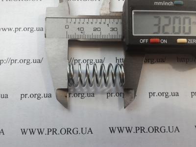 Пружина стиснення 1,2 х 13,4 х 32 (Артикул: S2407)