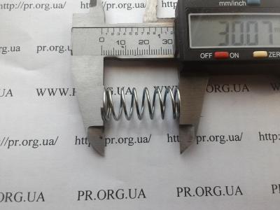 Пружина стиснення 1 х 13 х 30 (Артикул: S2412)