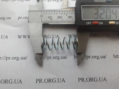 Пружина сжатия 1 х 12,2 х 32 (Артикул: S2415)
