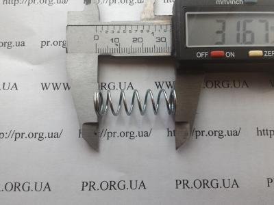 Пружина сжатия 1 х 10,8 х 31,5 (Артикул: S2417)