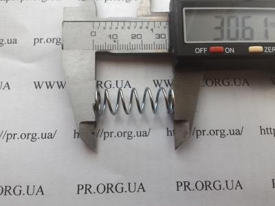 Пружина стиснення 1 х 10,5 х 30,5 (Артикул: S2418)