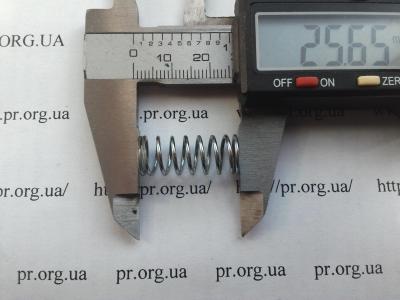 Пружина стиснення 1 х 10 х 25,5 (Артикул: S2430)