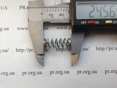 Пружина стиснення 1 х 9 х 24,5 (Артикул: S2443)