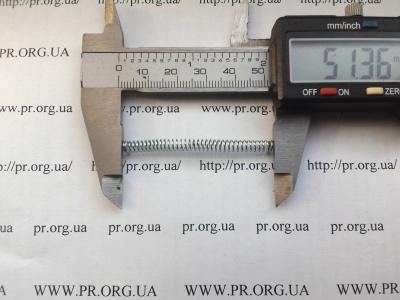 Пружина стиснення 0,6 х 4,2 х 51 (Артикул: S2448)