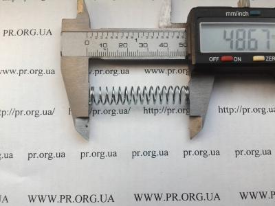 Пружина сжатия 0,7 х 9,1 х 48,5 (Артикул: S2449)