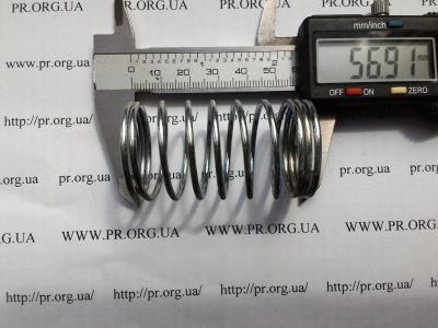 Пружина сжатия 2 х 31,5 х 57 (Артикул: S2496)