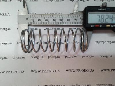 Пружина стиснення 2 х 30,5 х 78 (Артикул: S2498)