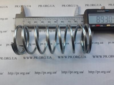 Пружина стиснення 3 х 38,5 х 89 (Артикул: S2541)
