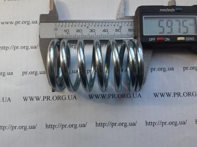 Пружина стиснення 4 х 36 х 59,5 (Артикул: S2544)