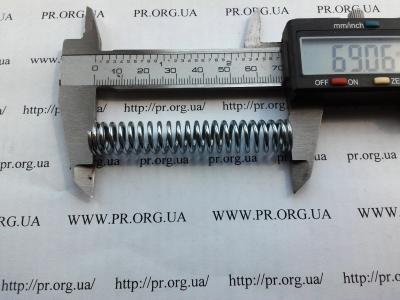 Пружина сжатия 1,5 х 11,7 х 69 (Артикул: S2566)