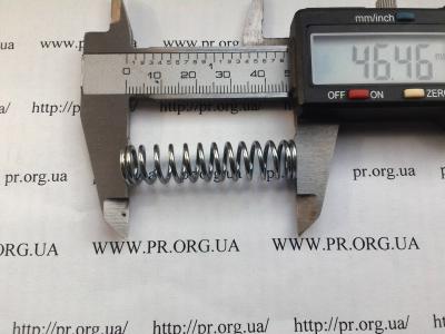 Пружина сжатия 1,3 х 11,1 х 46,5 (Артикул: S2591)
