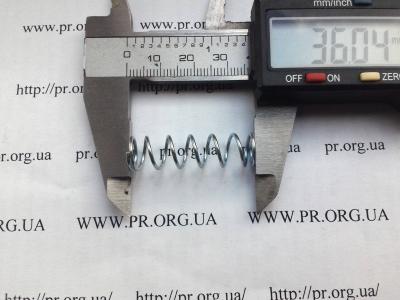 Пружина стиснення 1 х 10 х 36 (Артикул: S2596)