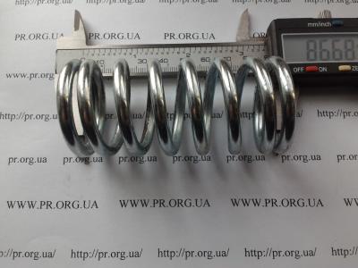 Пружина сжатия 5 х 39,5 х 86,5 (Артикул: S2643)
