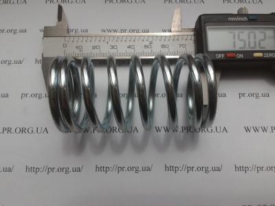 Пружина стиснення 4 х 37,5 х 75 (Артикул: S2657)