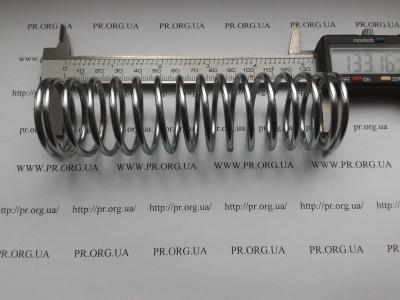 Пружина сжатия 3 х 37 х 133 (Артикул: S2659)