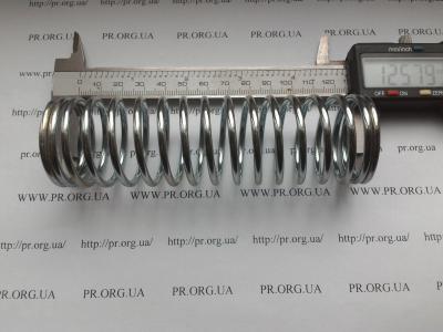 Пружина сжатия 3 х 37 х 125,5 (Артикул: S2661)