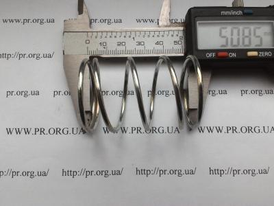 Пружина стиснення 2,2 х 34,4 х 51 (Артикул: S2669)