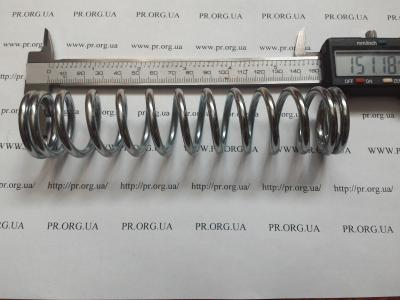 Пружина стиснення 4 х 33,5 х 151 (Артикул: S2678)