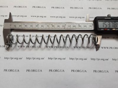 Пружина стиснення 2 х 17,5 х 153,5 (Артикул: S2686)