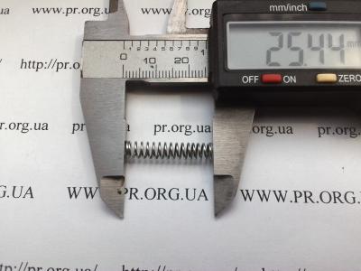 Пружина стиснення 0,6 х 5,2 х 25 (Артикул: S2703)