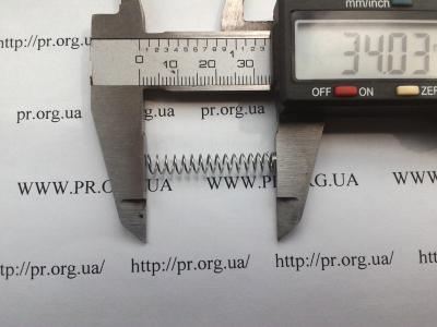 Пружина стиснення 0,5 х 5,2 х 34 (Артикул: S2714)