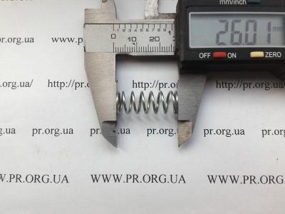 Пружина стиснення 1 х 10 х 26 (Артикул: S2721)