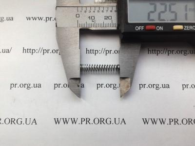 Пружина стиснення 0,5 х 4,6 х 22,5 (Артикул: S2723)