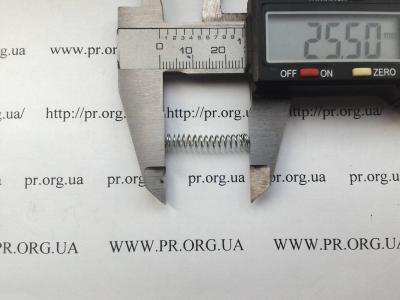 Пружина стиснення 0,5 х 4,5 х 25,5 (Артикул: S2726)