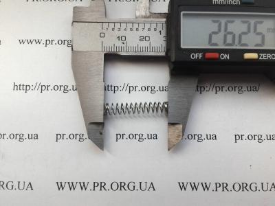 Пружина стиснення 0,5 х 5 х 26 (Артикул: S2733)
