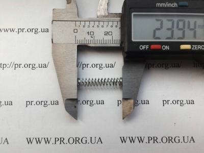 Пружина стиснення 0,5 х 5 х 24 (Артикул: S2740)
