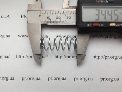 Пружина стиснення 1 х 12,2 х 34 (Артикул: S2741)