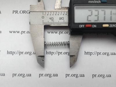 Пружина стиснення 0,5 х 4,8 х 24 (Артикул: S2743)