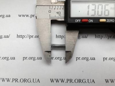 Пружина стиснення 0,6 х 4 х 13 (Артикул: S2753)