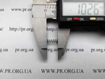 Пружина сжатия 0,5 х 3,8 х 10 (Артикул: S2757)