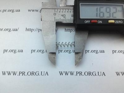 Пружина стиснення 0,5 х 5 х 17 (Артикул: S2788)
