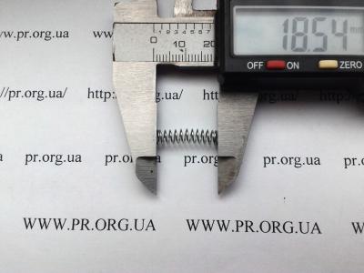 Пружина стиснення 0,5 х 4,6 х 18,5 (Артикул: S2794)