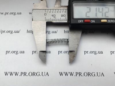 Пружина стиснення 0,5 х 4,9 х 21,5 (Артикул: S2796)