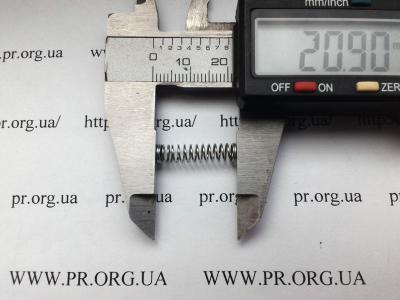 Пружина стиснення 0,5 х 5,1 х 21 (Артикул: S2800)